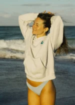 To Live for Hope Hoodie Heather White