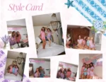 Pink Palm Puff Three Classic Colors Pajamas