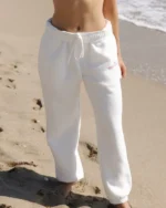 Classic Sweatpants with Pink Opal