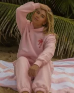 Puff Sweatpants with Pink