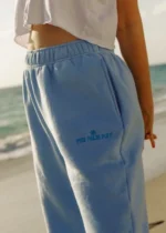 Puff Sweatpants with Blue