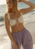 Puff Sweatpants with Lilac