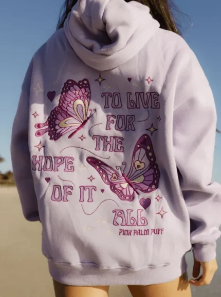 Hope of It All Hoodie – Lilac Pupal