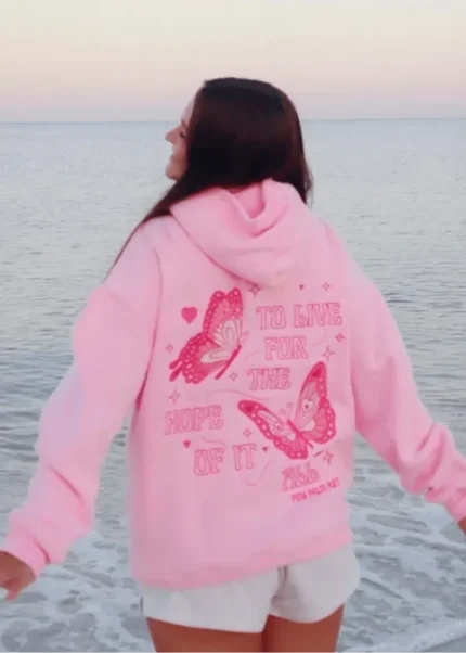 Pink Hope of It All Hoodie
