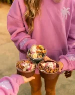 Everything Comes in Waves Hoodie with Açai