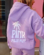 Classic Puff Hoodie with Orchid