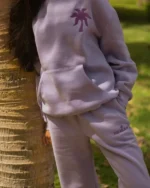 Puff Sweatpants with Lilac