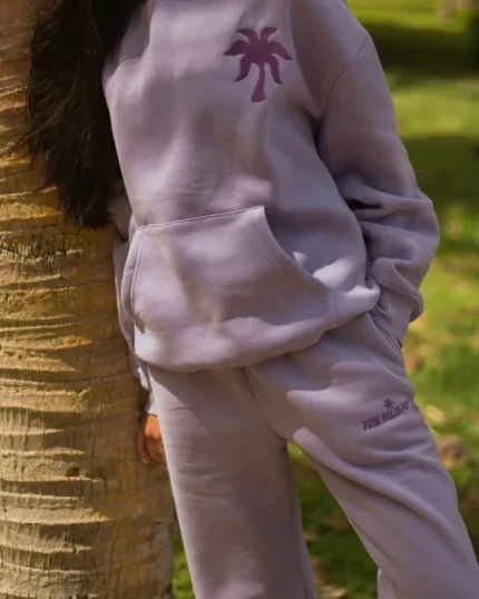 Puff Sweatpants with Lilac