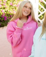 Classic Puff Hoodie with Raspberry