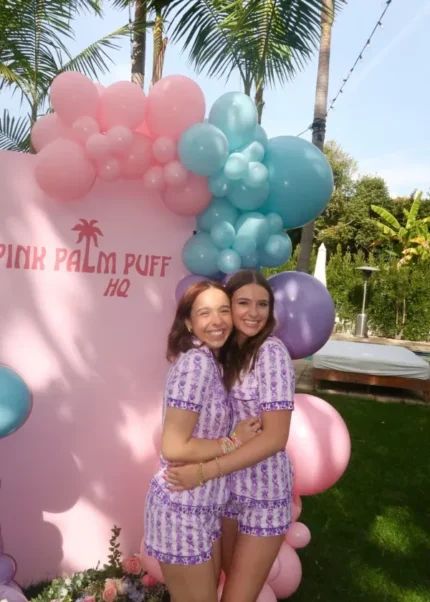 Pink Palm Pajamas with Twilight