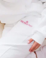 Classic Sweatpants with Pink Opal