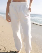 Classic Sweatpants with Pink Opal